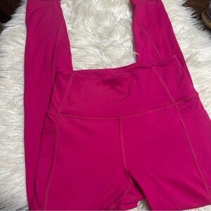 Pink Victoria’s Secret sport leggings size 2
